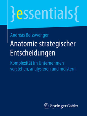 cover image of Anatomie strategischer Entscheidungen